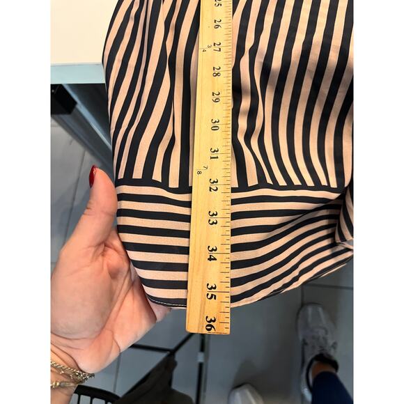 Reiss Sienna Printed Stripe Sleeveless Mini Dress Size 4 - Picture 10 of 10